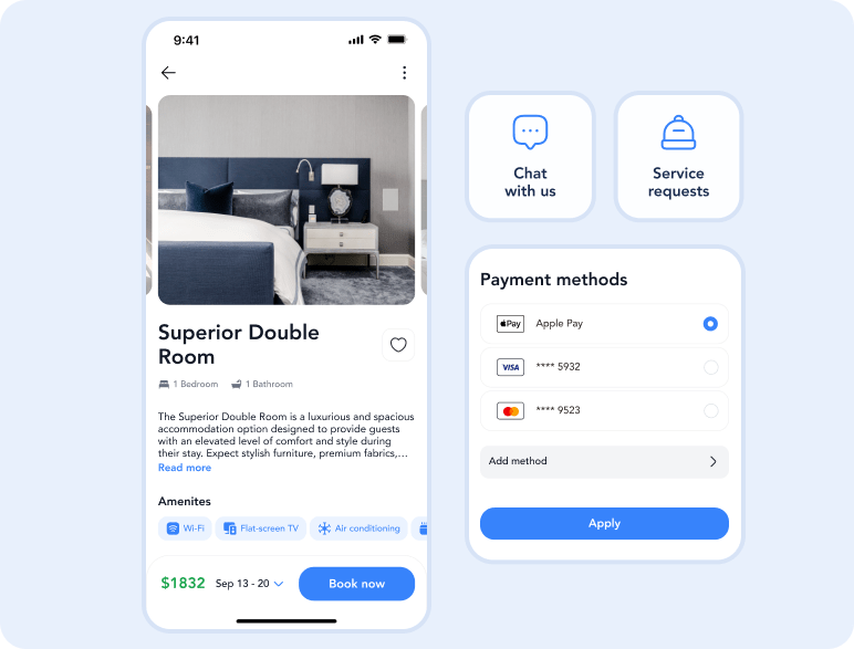 Hotel booking app