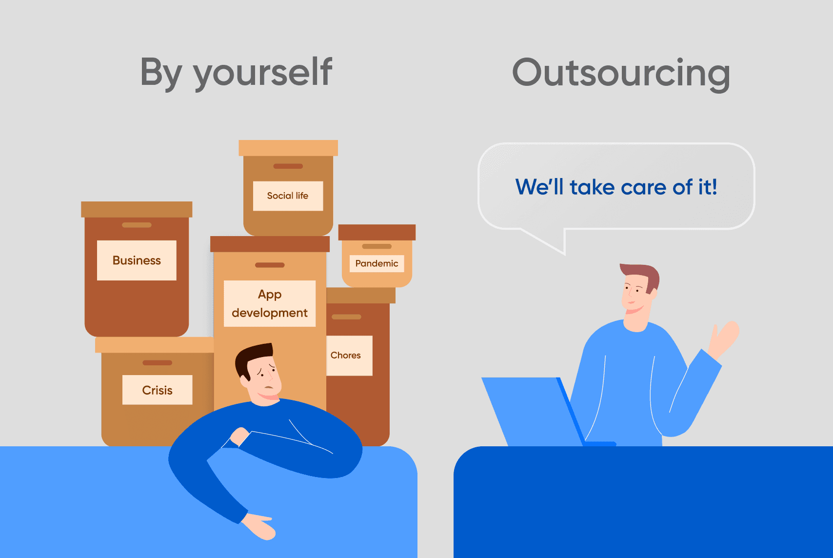 Outsourcing allows you to focus on your job