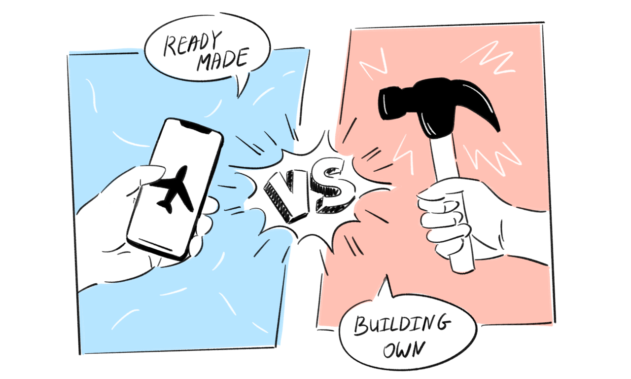 Choosing a ready-made software vs. building your own