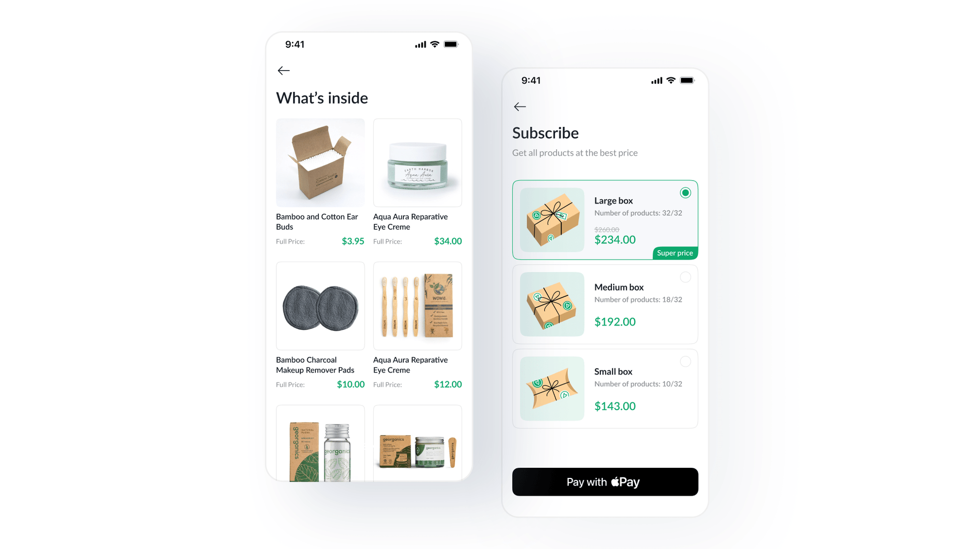 Eco-friendly grocery store with Shopify