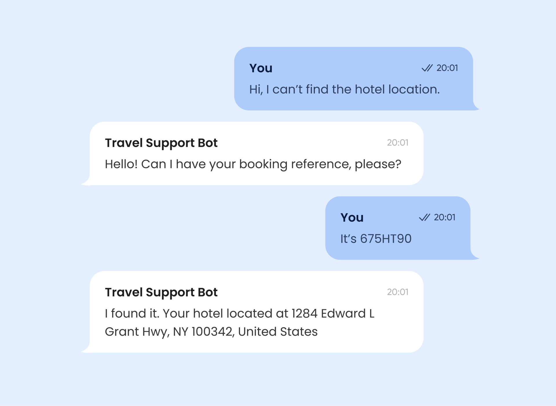 Chatbot in travel apps