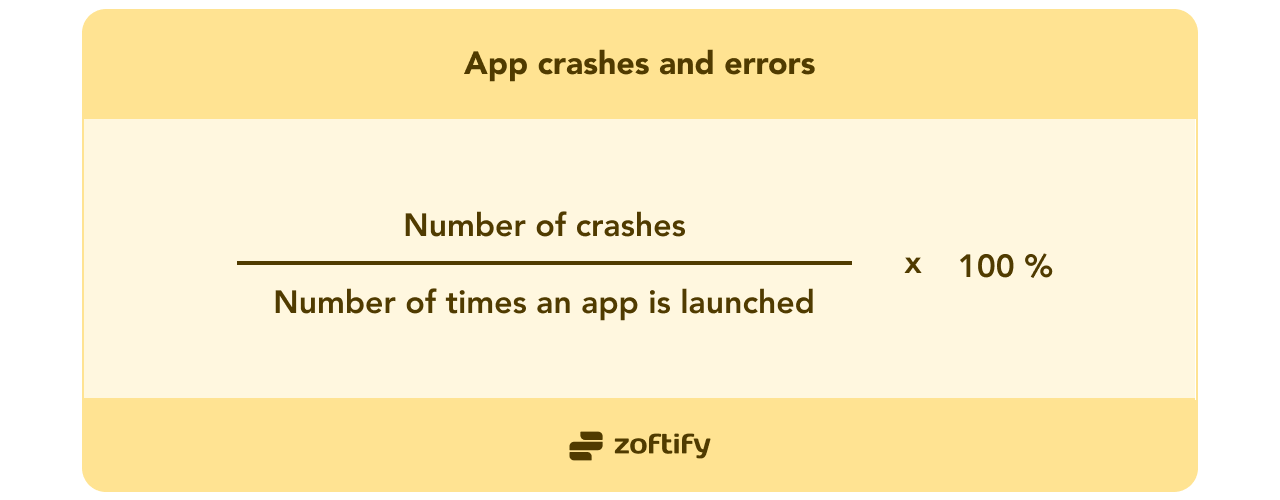 App crashes and errors